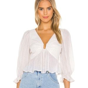 Lovers + Friends Bonnie Top in Rainbow - Size S